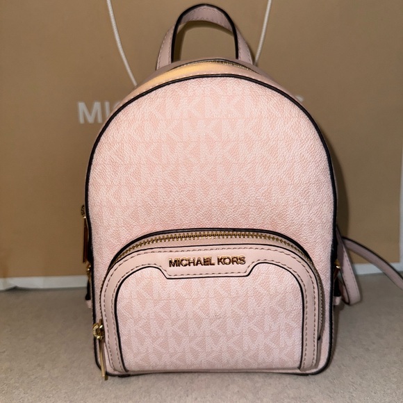 Michael Kors Jaycee Blush Pink Backpack - Picture 7 of 7
